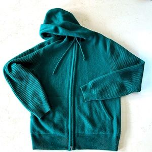 Gant Cashmere Blend Zip-Up Hoodie